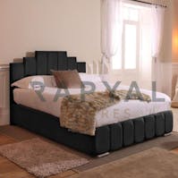 Rapyal Stores Manhattan Ottoman Storage Plush Upholstered Bed Frame