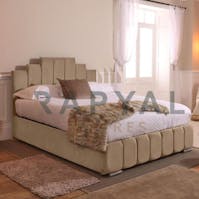 Rapyal Stores Manhattan Ottoman Storage Plush Upholstered Bed Frame