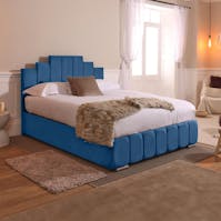 Rapyal Manhattan Ottoman Storage Plush Upholstered Bed Frame