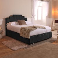 Rapyal Manhattan Ottoman Storage Plush Upholstered Bed Frame