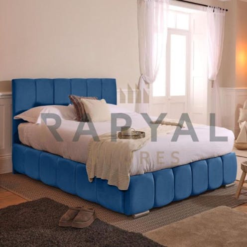 Rapyal Stores Miami Ottoman Storage Plush Upholstered Bed Frame