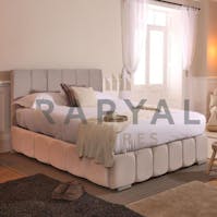 Rapyal Stores Miami Ottoman Storage Plush Upholstered Bed Frame