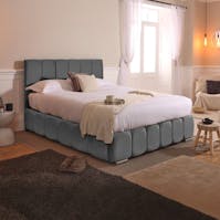 Rapyal Sleep Miami Ottoman Storage Plush Bed Frame