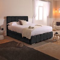 Rapyal Sleep Miami Ottoman Storage Plush Bed Frame