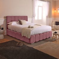 Rapyal Sleep Miami Ottoman Storage Plush Bed Frame