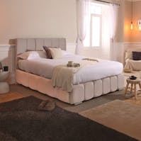 Rapyal Sleep Miami Ottoman Storage Plush Bed Frame