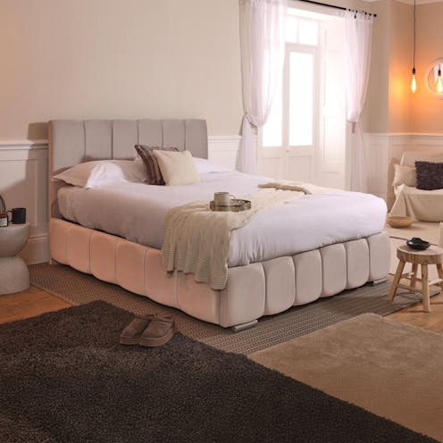 Rapyal Sleep Miami Ottoman Storage Plush Bed Frame