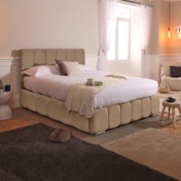 Rapyal Sleep Miami Ottoman Storage Plush Bed Frame