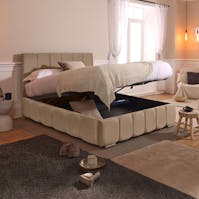 Rapyal Sleep Miami Ottoman Storage Plush Bed Frame