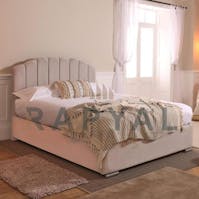 Rapyal Stores Milan Ottoman Storage Plush Upholstered Bed Frame