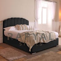 Rapyal Stores Milan Ottoman Storage Plush Upholstered Bed Frame