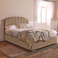 Rapyal Stores Milan Ottoman Storage Plush Upholstered Bed Frame