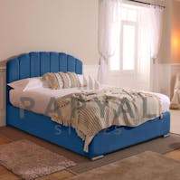 Rapyal Stores Milan Ottoman Storage Plush Upholstered Bed Frame