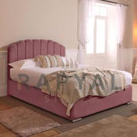 Rapyal Stores Milan Ottoman Storage Plush Upholstered Bed Frame