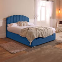 Rapyal Milan Ottoman Storage Plush Upholstered Bed Frame