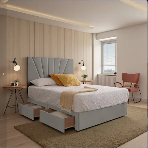 Rapyal Sorelle Upholstered Divan Bed Set