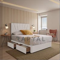 Rapyal Sorelle Modern Upholstered Divan Bed Set