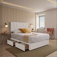Rapyal Sorelle Upholstered Divan Bed Set