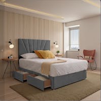 Rapyal Sorelle Upholstered Divan Bed Set