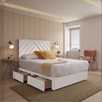 Rapyal Elara Upholstered Divan Bed Set