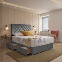 Rapyal Elara Upholstered Divan Bed Set
