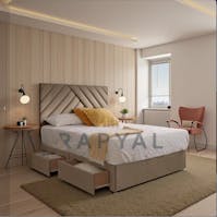 Rapyal Elara Upholstered Divan Bed Set