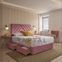 Rapyal Elara Upholstered Divan Bed Set