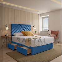 Rapyal Elara Upholstered Divan Bed Set