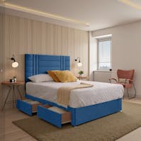 Rapyal Sleep Maple Upholstered Divan Bed Set