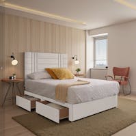 Rapyal Sleep Maple Upholstered Divan Bed Set