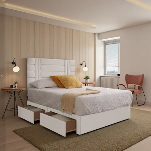 Rapyal Sleep Maple Upholstered Divan Bed Set