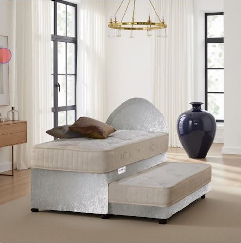 Rapyal Rhapsody Crushed Velvet Guest Bed