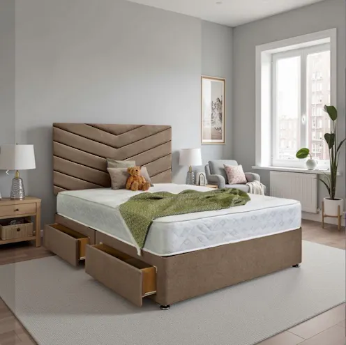 Rapyal Lyra Upholstered Divan Bed Set