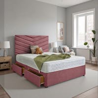 Rapyal Lyra Upholstered Divan Bed Set