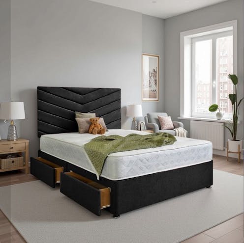 Rapyal Lyra Upholstered Divan Bed Set