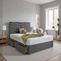 Rapyal Lyra Upholstered Divan Bed Set