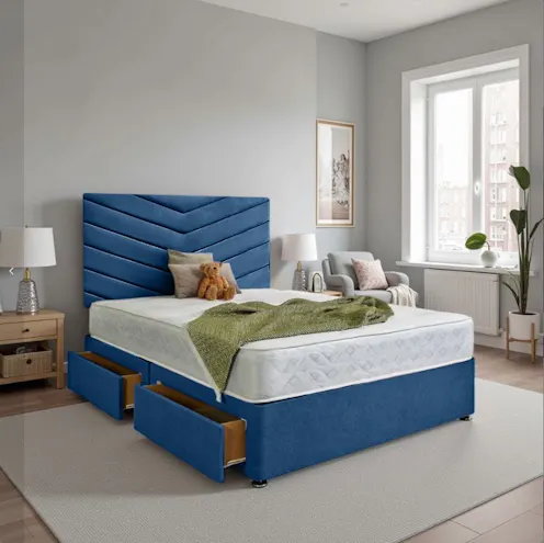 Rapyal Lyra Upholstered Divan Bed Set