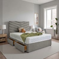 Rapyal Lyra Upholstered Divan Bed Set