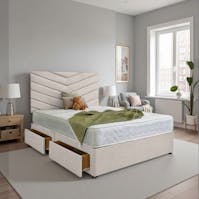 Rapyal Lyra Upholstered Divan Bed Set