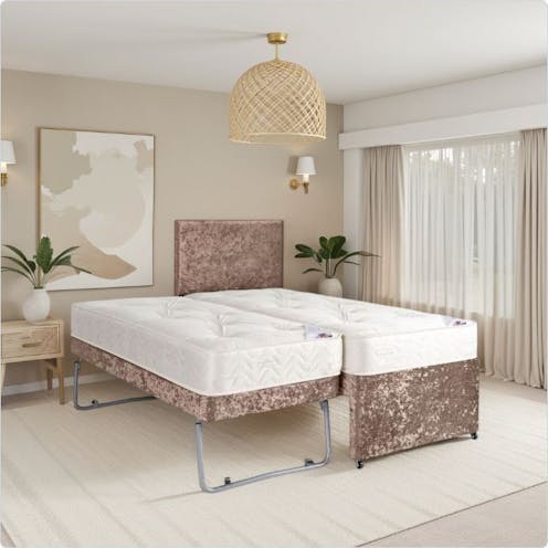 Rapyal Capri Crushed Velvet Guest Bed