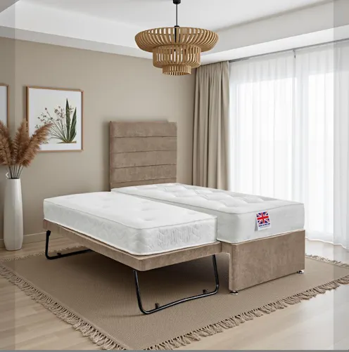 Rapyal Sorrento Crushed Velvet Guest Bed