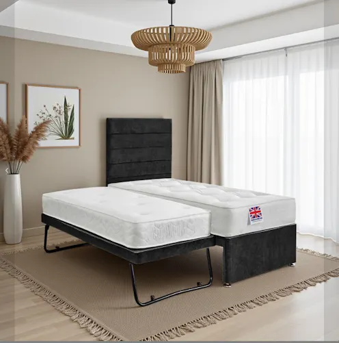 Rapyal Sorrento Crushed Velvet Guest Bed