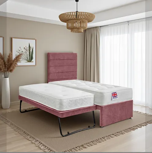 Rapyal Sorrento Crushed Velvet Guest Bed