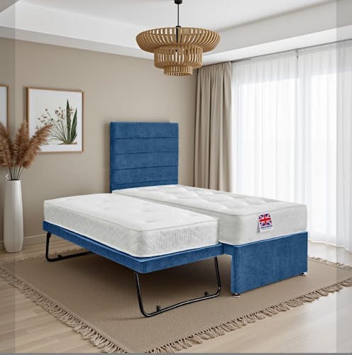Rapyal Sorrento Crushed Velvet Guest Bed