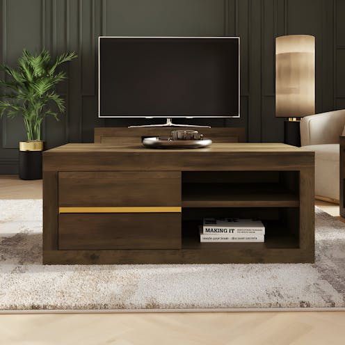 RS Astley Coffee Table Knotty Oak