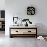 RS Boston 2 Drawer Coffee Table Oak