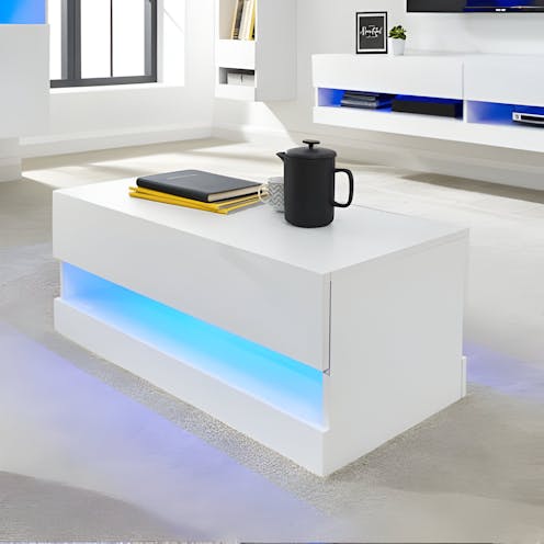 RS Galicia Coffee Table with LED White