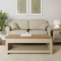 RS Lancaster Lift Up Coffee Table Cream