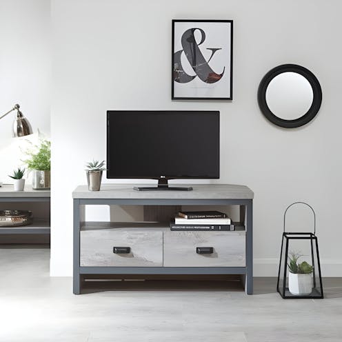 RS Boston Corner TV Unit grey