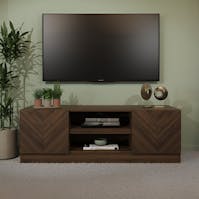 RS Catania 2 Door TV Unit Royal Walnut